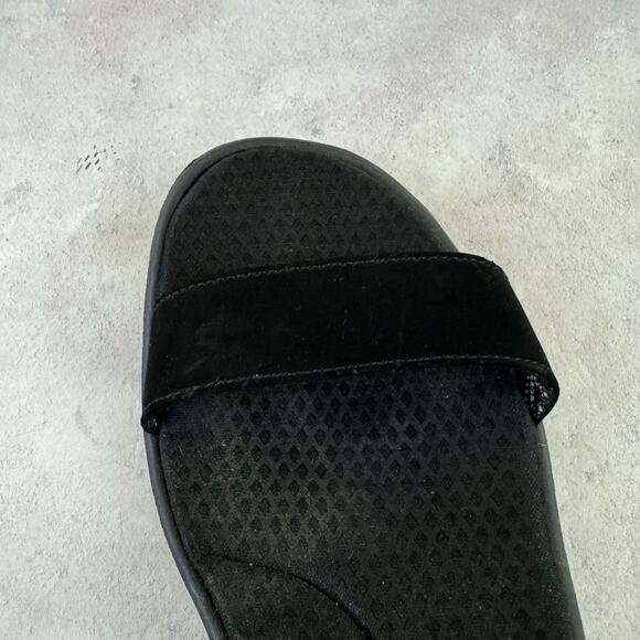 Skechers Rumblers Sci-Fi Wedge Sandal Black Memory Foam 38472 Women's Size 9 - Picture 12 of 13